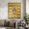 Divine Shrinathji with Sacred Cows | Traditional Pichhwai Canvas Art | Digital Download