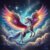 Celestial Winged Unicorn | Magical Kid's Fantasy Wall Art with Cosmic Wings