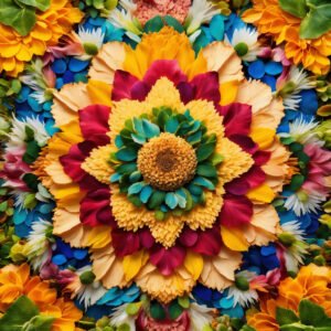 Abstract Autumn Mountain Wall Art | Copper and Charcoal Metallic Landscape