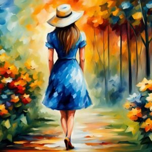 Abstract Autumn Mountain Wall Art | Copper and Charcoal Metallic Landscape