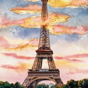 Abstract Autumn Mountain Wall Art | Copper and Charcoal Metallic Landscape