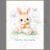 Cute Bunny Wall Art for Kids Room | Have Fun Bunny Nursery Poster