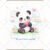 Cute Panda Wall Art for Kids Room | Be Kind Panda Nursery Poster
