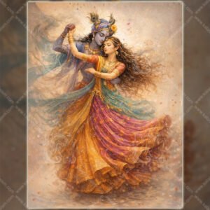 Abstract Autumn Mountain Wall Art | Copper and Charcoal Metallic Landscape