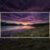 Purple Twilight Over Alpine Lake – Serene Mountain Landscape Wall Art 01 Purple twilight sky over alpine lake with mountain silhouettes and wildflowers