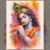 Serene Shri Krishna Playing Flute | Modern Devotional Wall Art with Divine Calm