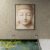 Serene Stone Buddha Wall Art with Gold Urna - Minimal Zen Meditation Artwork 05 Minimal Buddha meditation wall art displayed above reflective water feature in Zen inspired space.