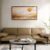 Minimalist Desert Sunset Wall Art | Horizontal Abstract Landscape with Soft Earth Tones